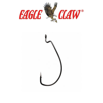 Eagle Claw TROKAR EWG Worm Hook – Platinum Black