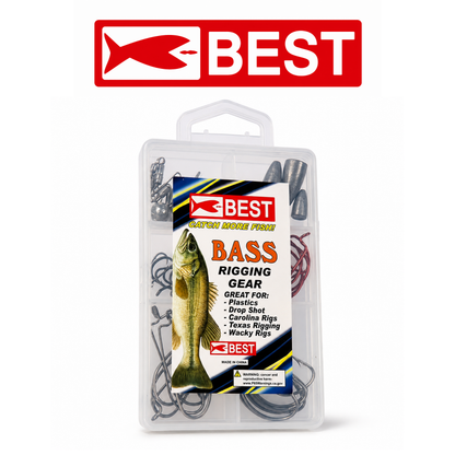 BEST Bass Species Kit Assorted Sizes &amp; Colors 36-Pack