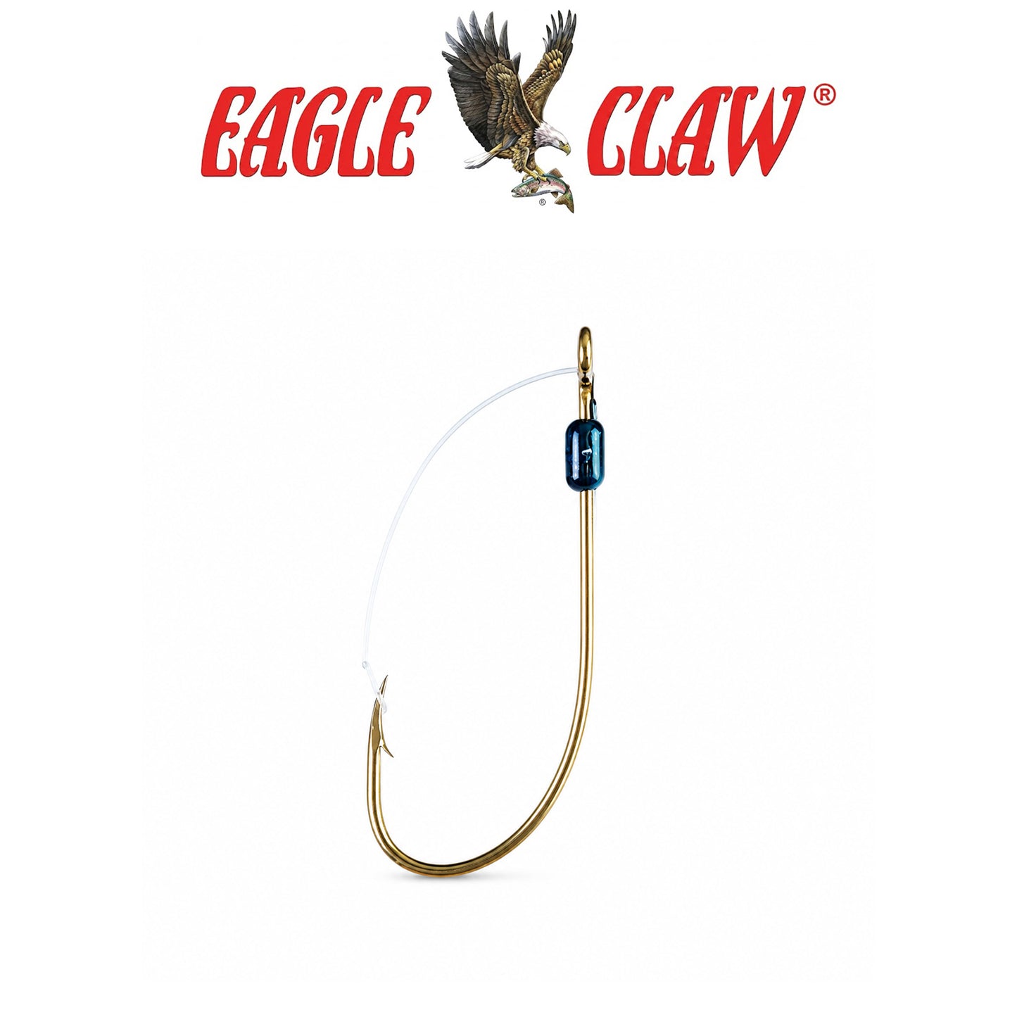 Eagle Claw Weedless Baitholder Non-Offset Fishing Hooks – 5 Pack