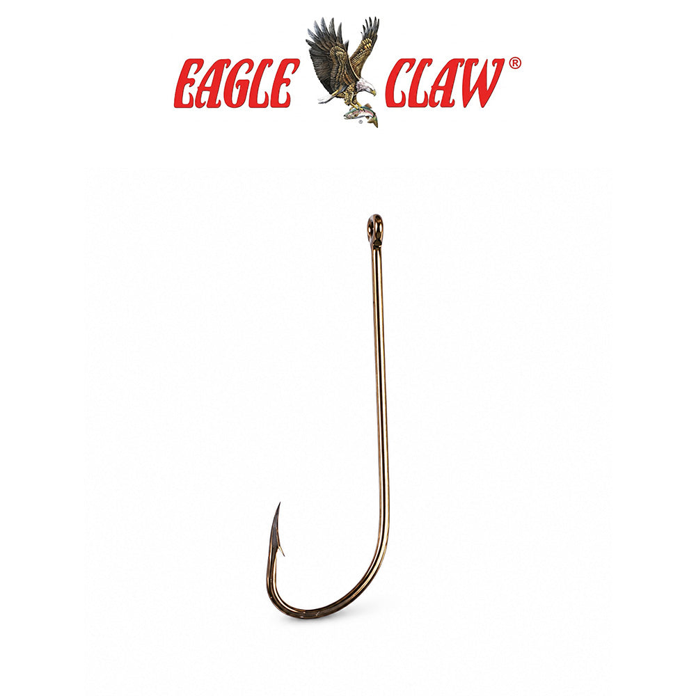 Eagle Claw 2X Long Offset Fishing Hooks 5-Pack