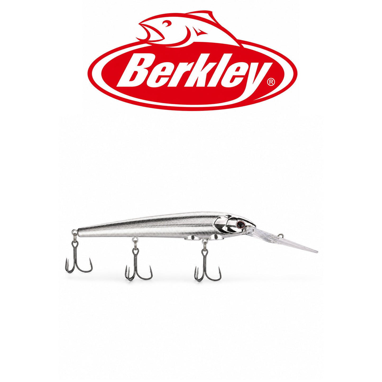 Berkley Deep Hit Stick Chrome Deep-Diving Fishing Lure