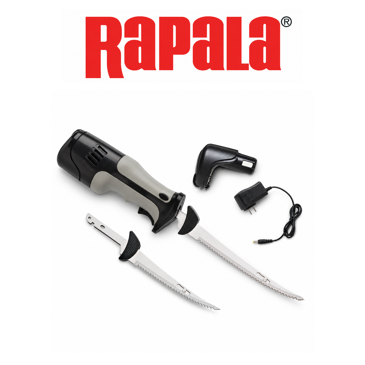 Lithium-Ion Cordless Electric Fillet Knife Combo – Rechargeable Fish Cleaning Kit