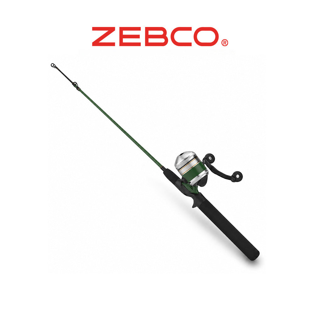 Zebco Classic Spincast Reel and 2-Piece Fishing Rod Combo