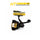 HT 1BB Ultralight Fishing Reel with Line - Black Body with Gold Plated Spool
