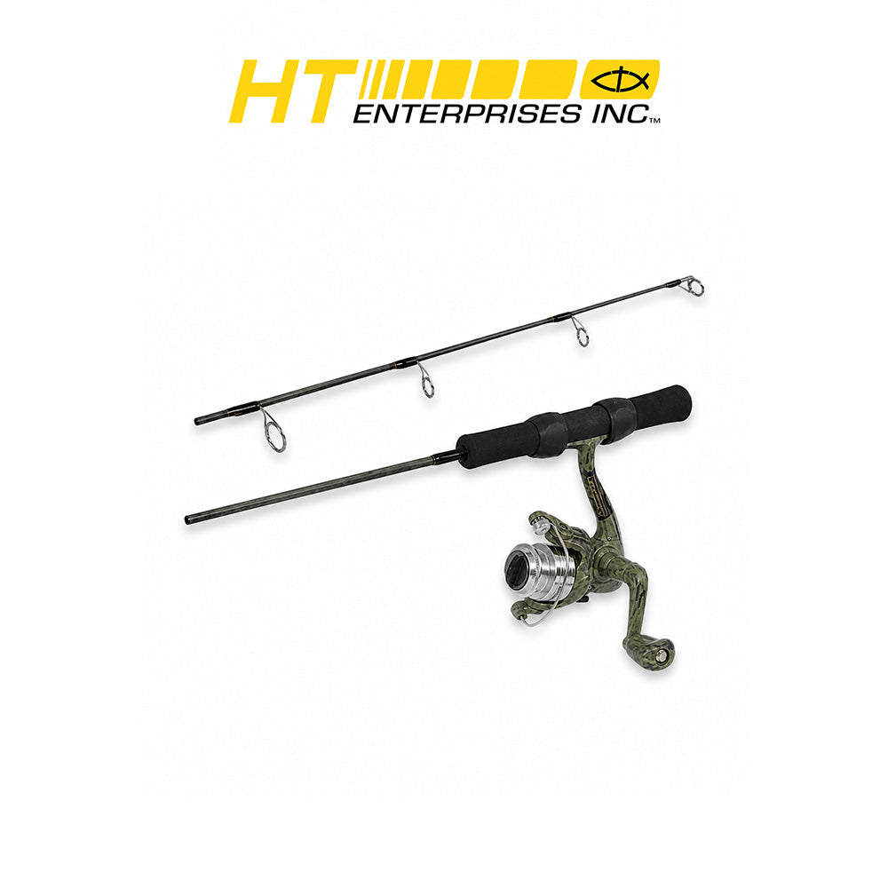 HT Fish Hunter 24" Ice Fishing Light Combo with Graphite Composite Rod