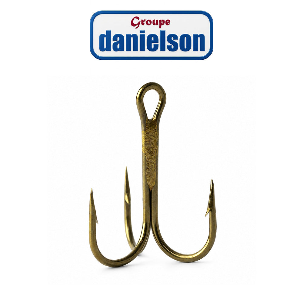 Danielson Bronze Treble Fishing Hooks - 36/Box