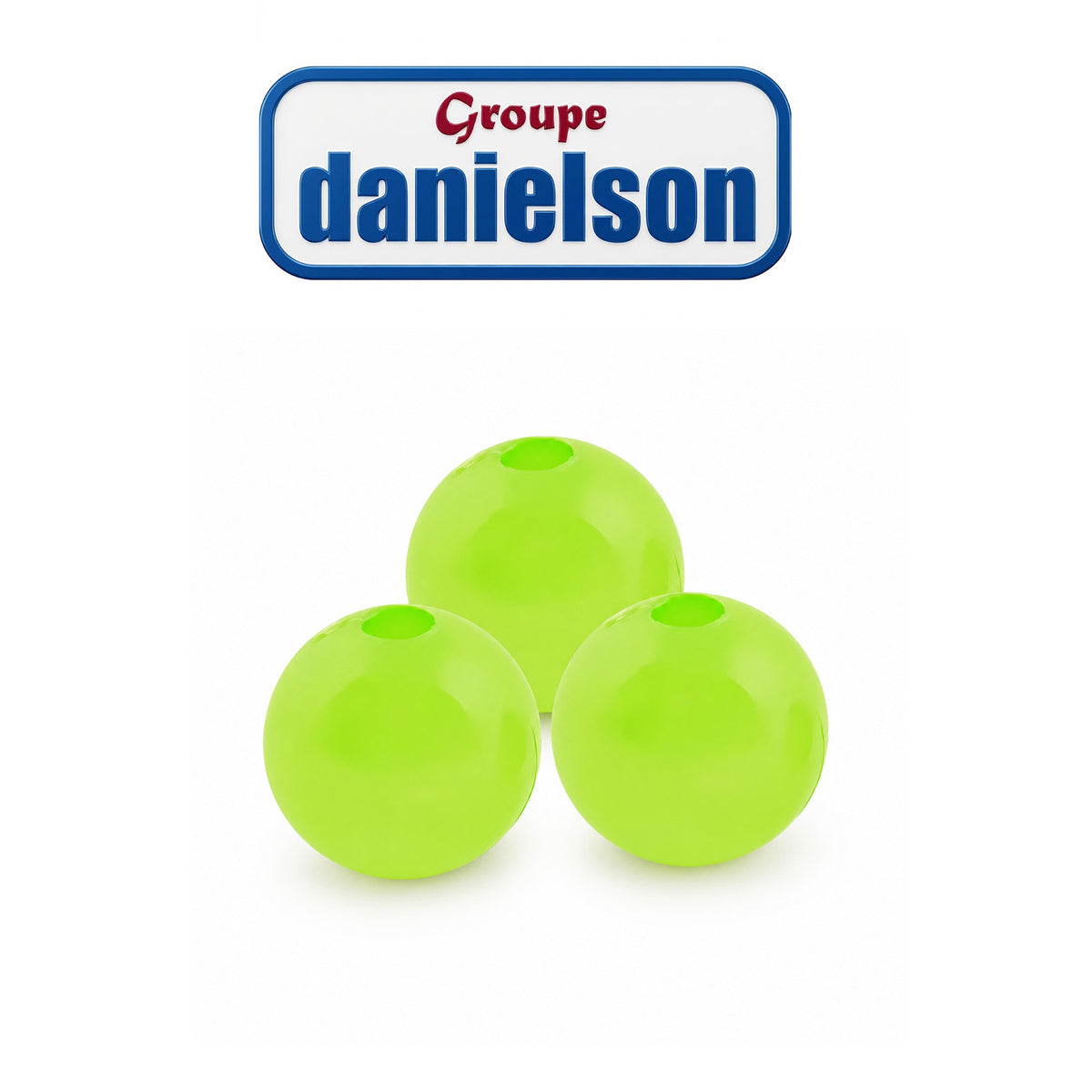Danielson 4mm Round Beads – Chartreuse, 110 pk