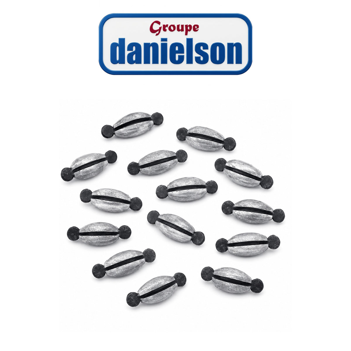 Danielson Twist Lock Fishing Sinkers 12 pack