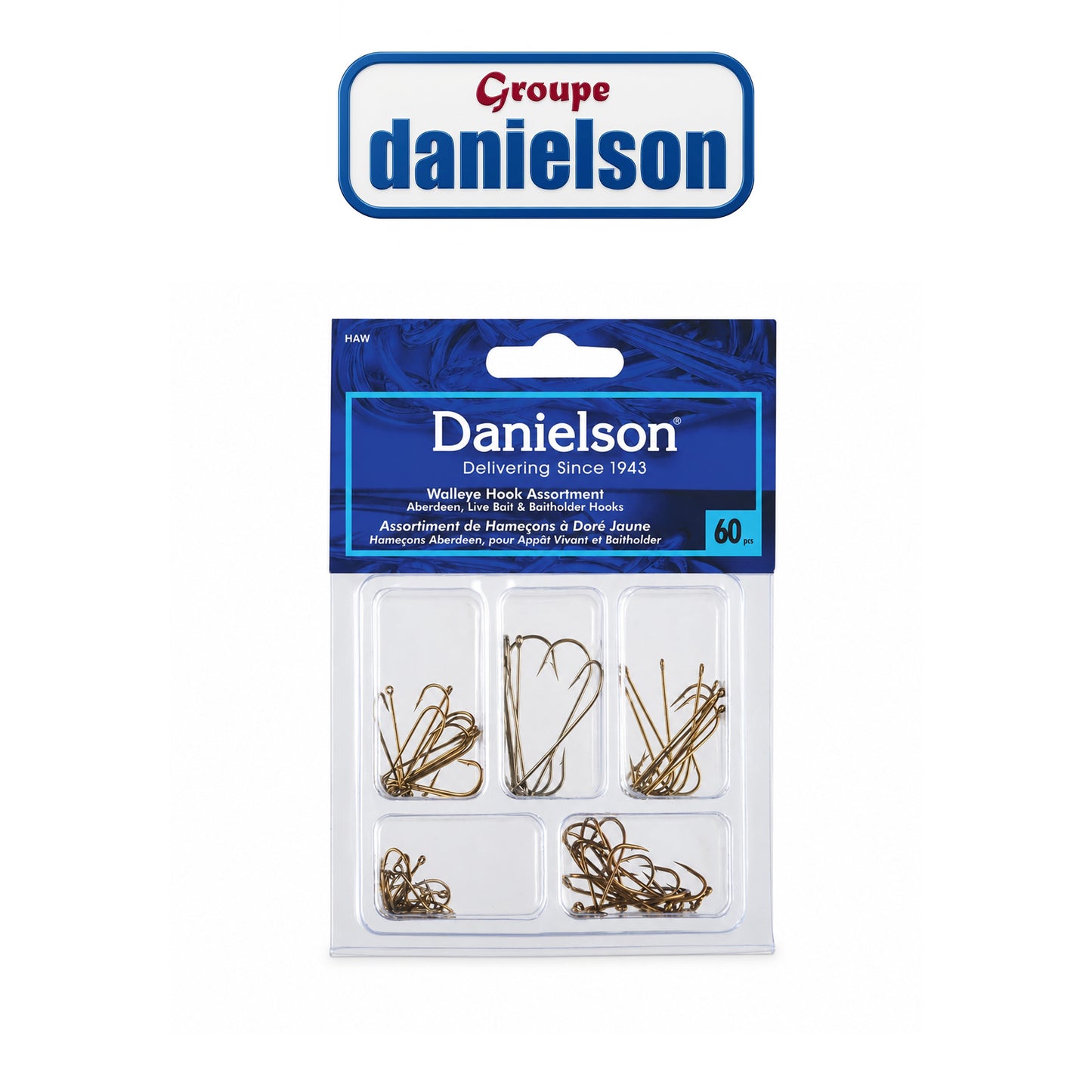 Danielson Assorted Walleye Fishing Hook Set