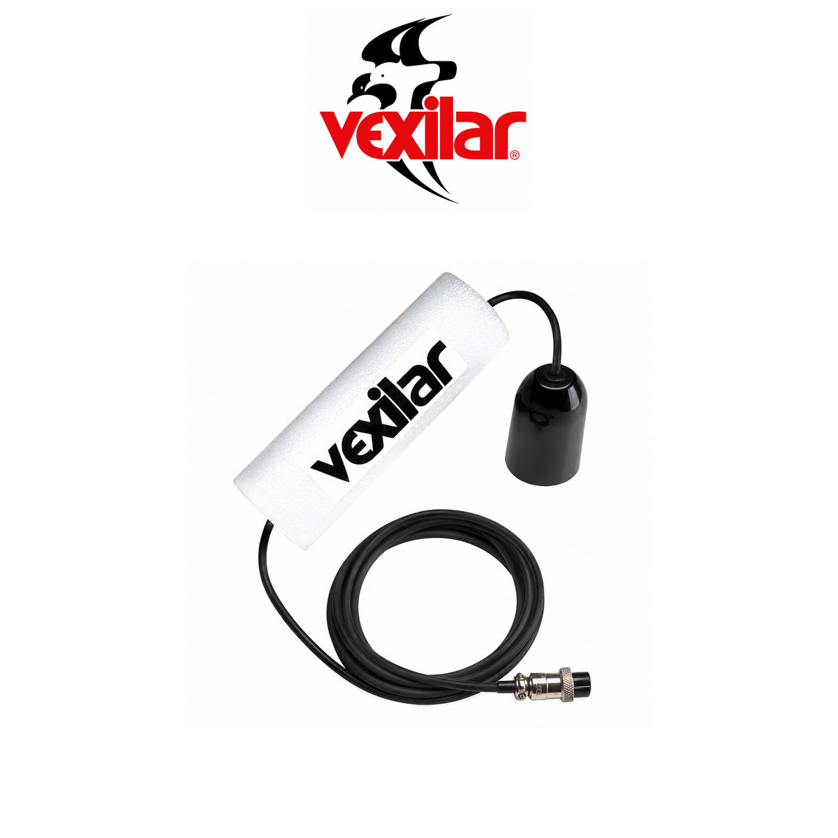 Vexilar 12° Ice-Ducer Ice Fishing Transducer with 7-Foot Cold-Weather Cable
