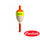 Carlisle Spring Float with Hooks & Sinker 3/4