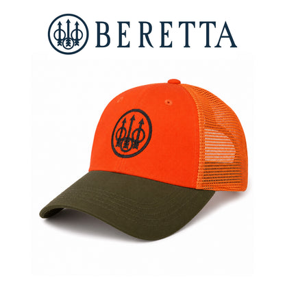 Beretta Blaze Orange Open Stock Mesh Back Cap