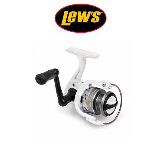 Lew’s Wally Marshall Reel G2 Spinning Reel White/Silver 75 & 100 Size , 5.0:1 Gear Ratio,Max Drag 6.6 lb