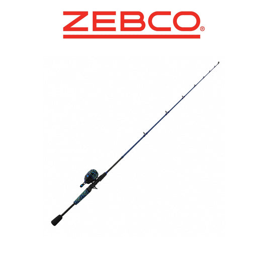 Zebco Roam Energy Green/Blue 6'0" 2-Piece Medium Spincast Fishing Combo