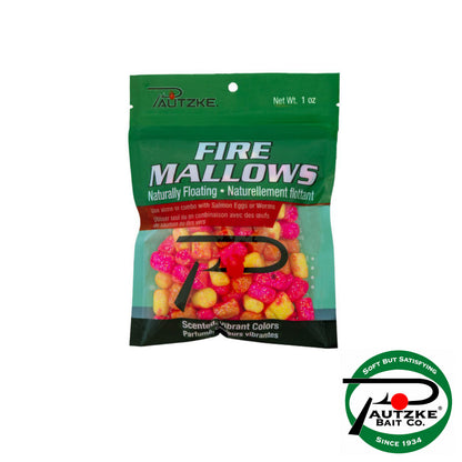Pautzke Fire Mallows Floating Trout Bait 1 oz.