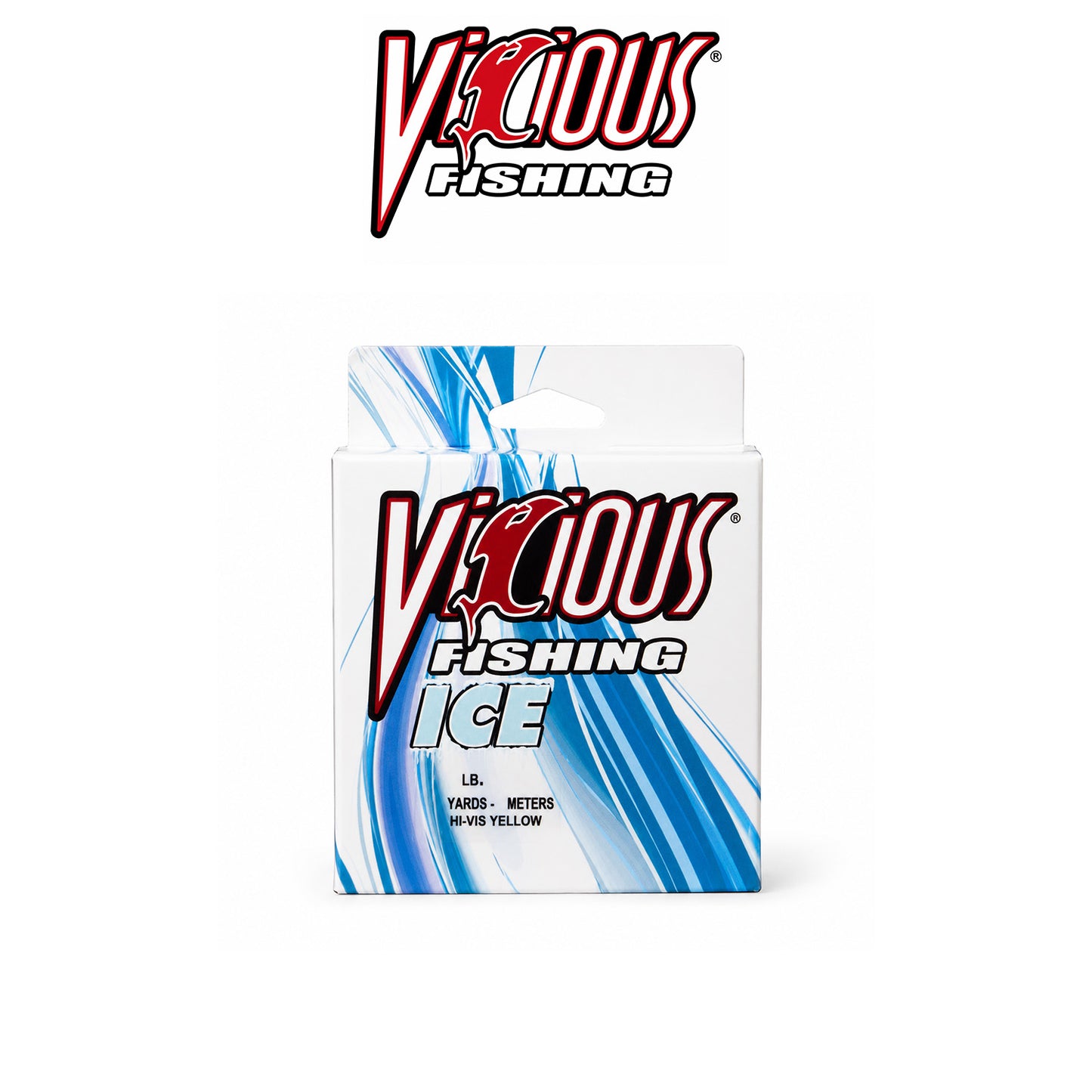 Vicious Panfish Ice Fishing Line 2,3,4 lb Clear & Hi-Vis Yellow