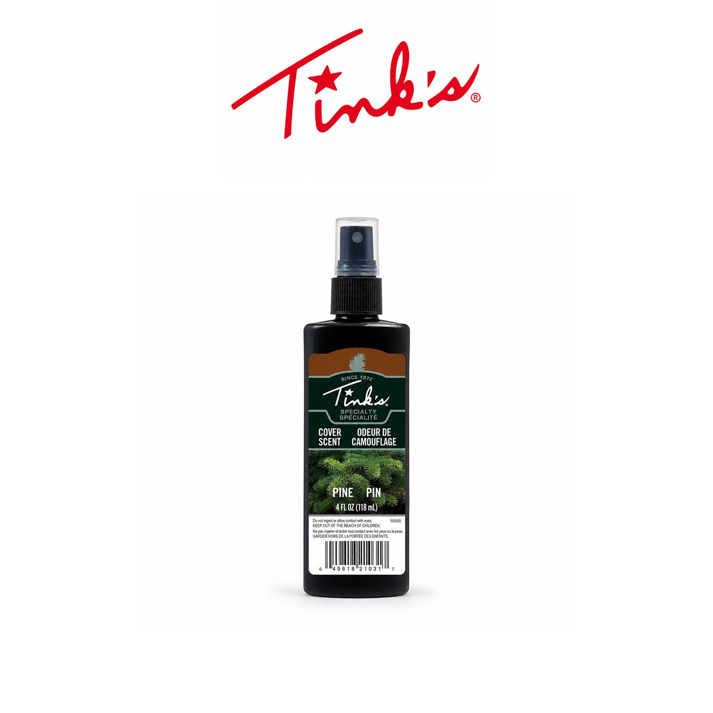 Tink’s Pine Cover Scent Spray for Hunting – Long-Lasting Deer Scent Masking