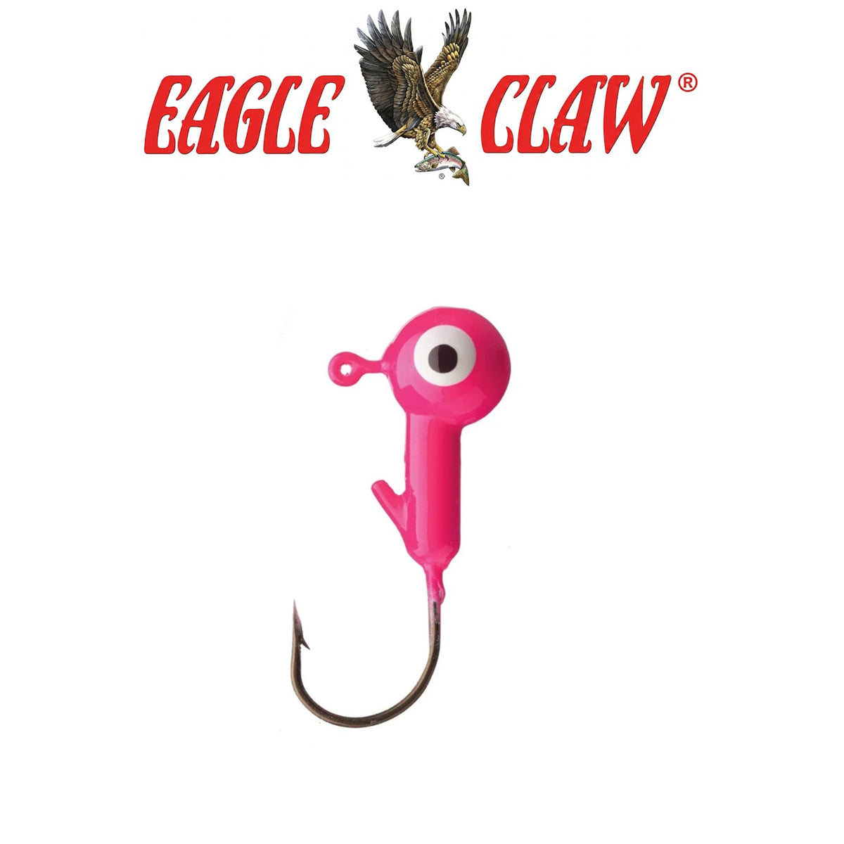 Eagle Claw Ball Head Jig Hook for Soft Plastic Baits