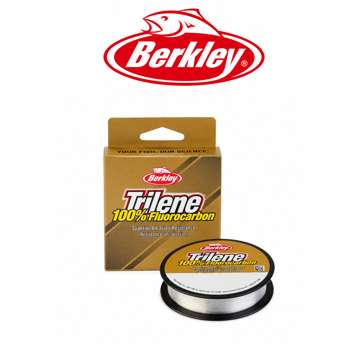 Berkley Trilene 100% Fluorocarbon Pony Spool Clear Fishing Line