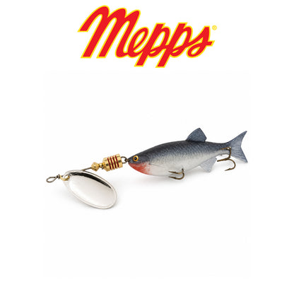 Mepps Comet Mino Fishing Lure Silver / Silver Perch