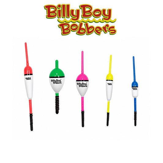 Billy Boy Bobbers Balsa Spring Unweighted Oval Bobbers 7/8" Assorted Bright 18 Pack