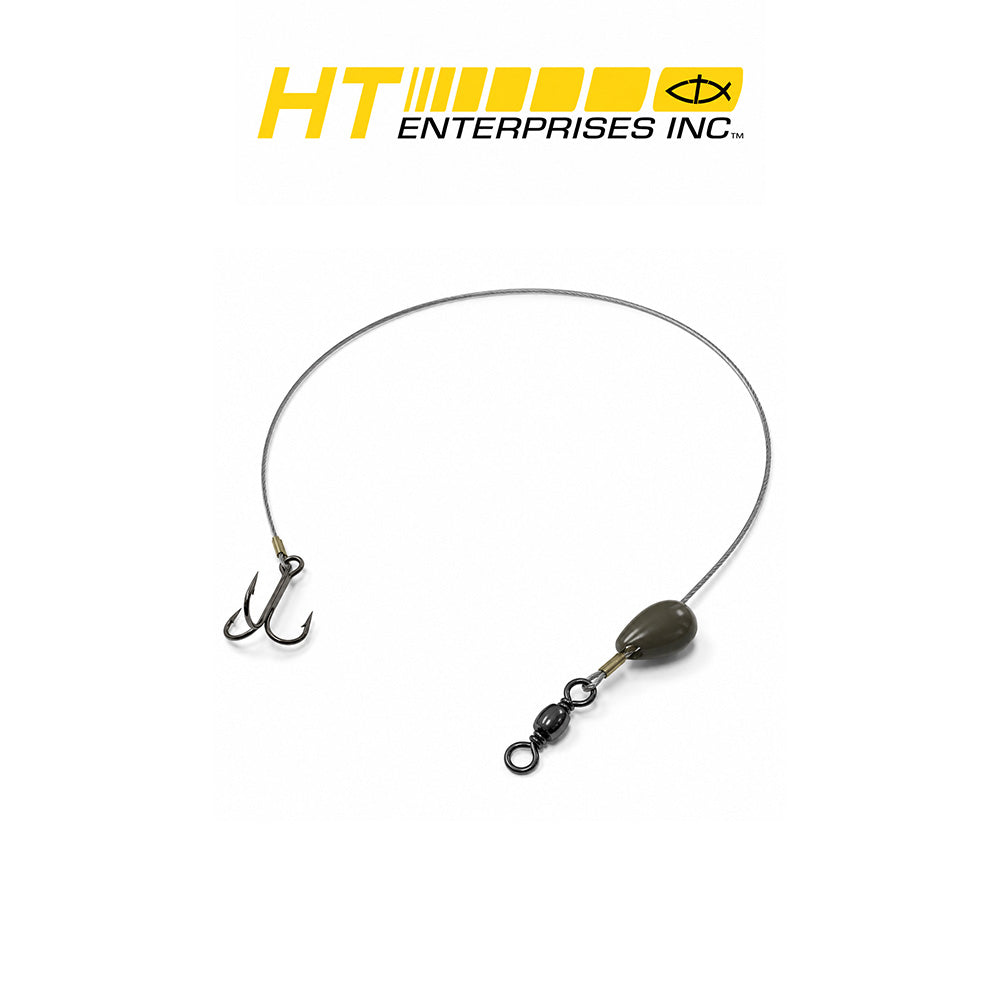 HT Tip-Up Ice Fishing Line Rigs 2-Pack Sizes 6 and 8