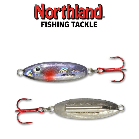 Buck-Shot Rattle Spoon Ice Fishing Lure