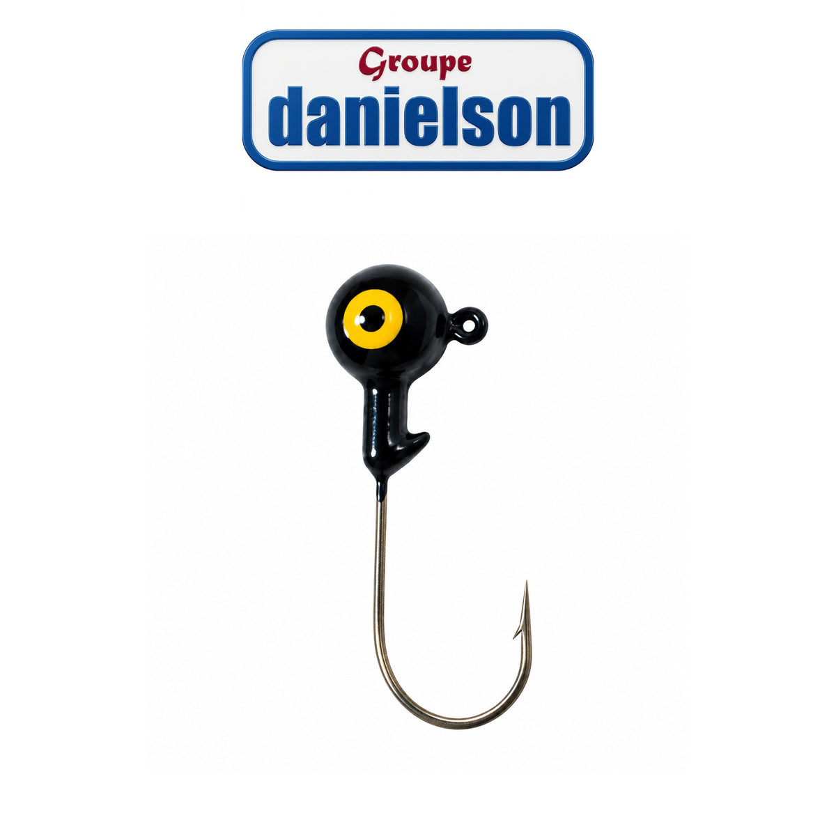 Danielson Painted Lead Jig Head with Corrosion-Resistant Hook