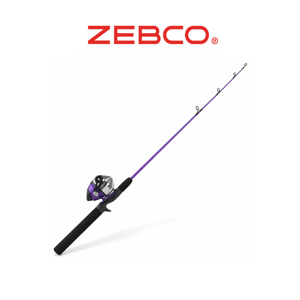 Zebco 202 ZB1 Spincast Reel & Rod Combo + Eagle Claw Tackle Kit