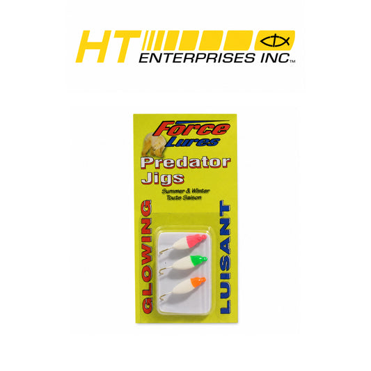 HT Glow Grub Lures Assortment 12A