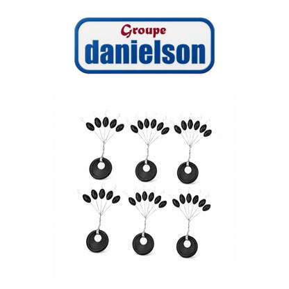 Danielson Rubber Bobber & Sinker Stops – Fits Most Fishing Line Diameters