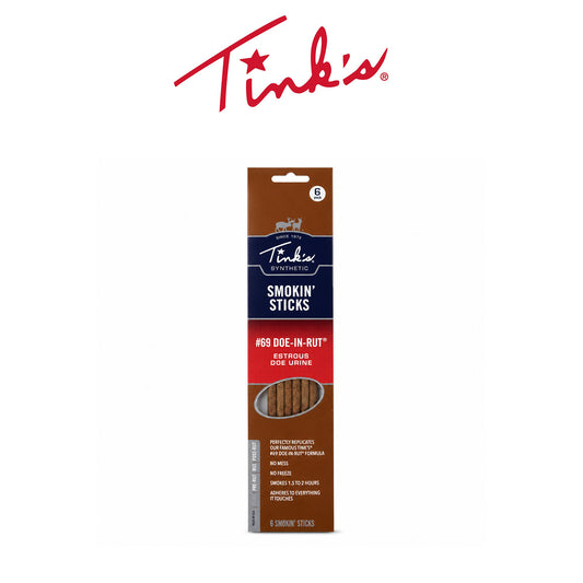 Tink’s Deer Smokin’ Rut Doe Sticks for Hunting & Deer Attraction