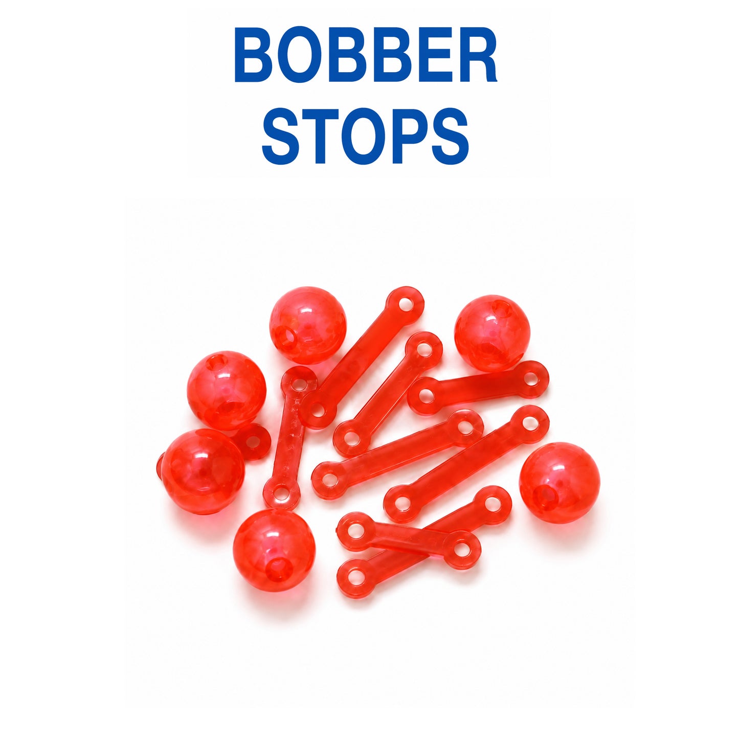 Bobber Stopper & Beads  – Durable Plastic & Rubber Fishing Stops