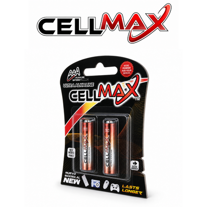 CellMax AAA Alkaline Batteries 2-Pack Carded