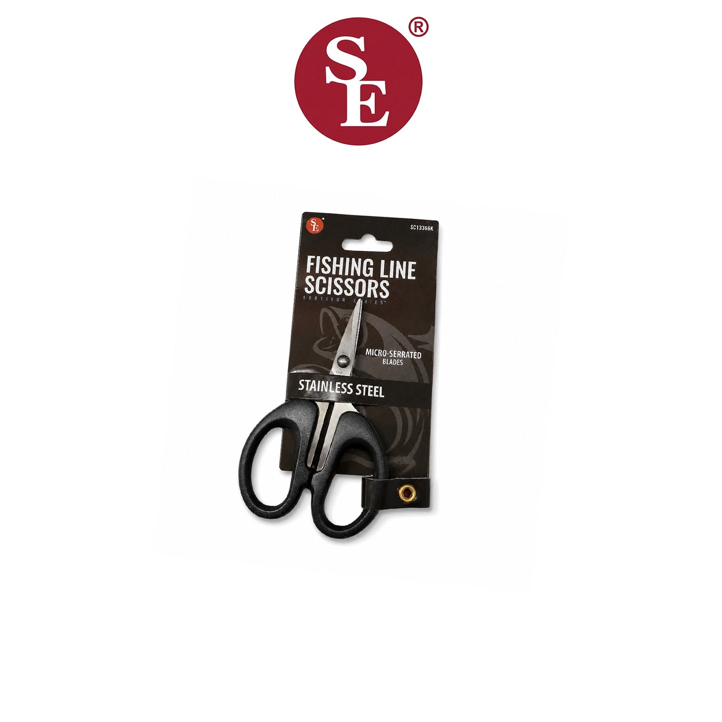 SE 4-1/4" Stainless Steel Fishing Line Scissors