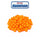 Danielson 8mm Round Beads – Fluor Orange, 35 Pieces/pack