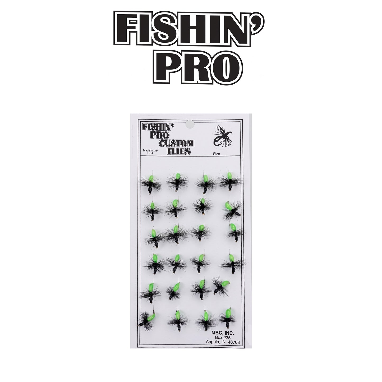 Fishin' Pro Hackled Ant FP ANT Freshwater Fishing Fly