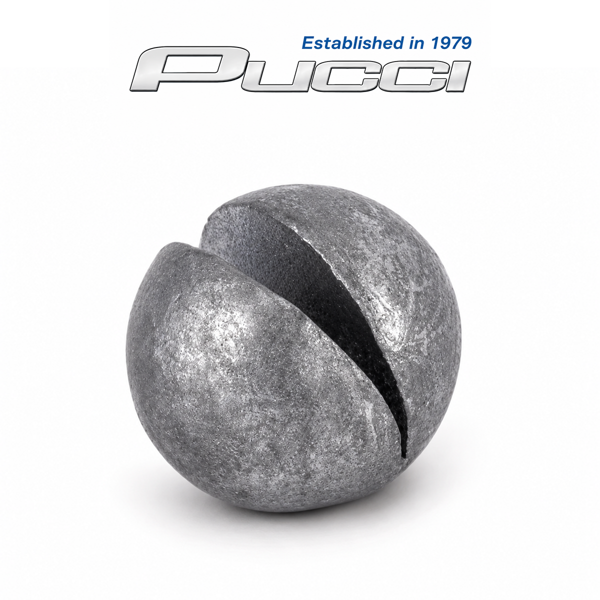 PUCCI SS-5 Premium Round Split Shot Sinkers 20-Piece Pack – 12 Pack