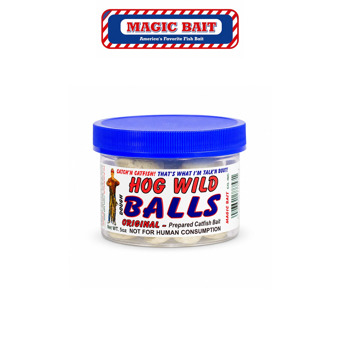 Magic Bait Hog Wild Dough Balls Ready-to-Use Fishing Bait