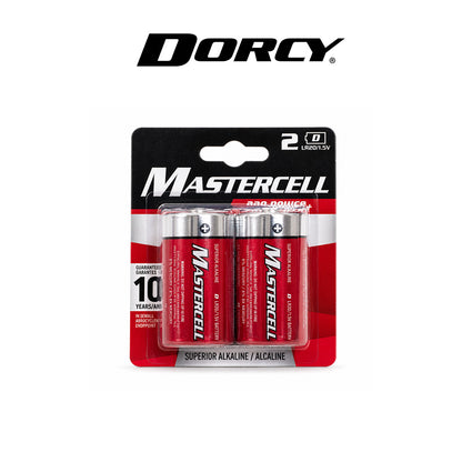 Dorcy Mastercell Alkaline Battery D 2-Pack