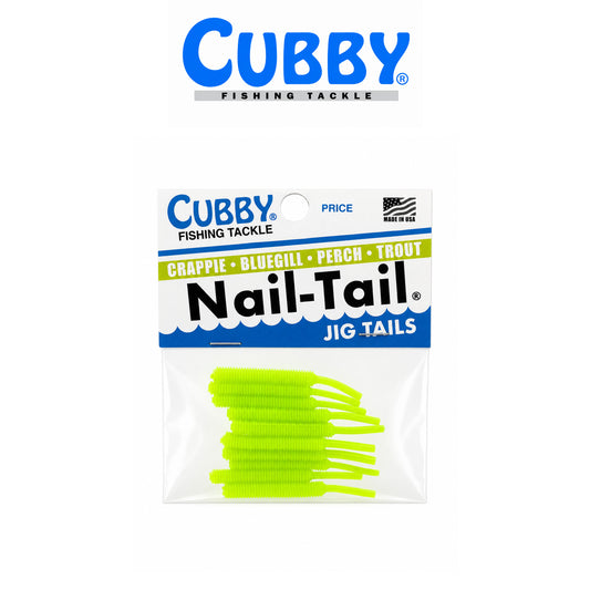 Cubby Nail Tails 1 3/4" Soft Plastic Fishing Bait 10 Pack