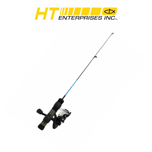 HT Hardwater 24" Ultra-Light Ice Fishing Rod & Reel Combo HWS-24ULSC