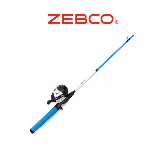 Zebco Roam 6'0" Spincast Combo – Blue Medium Power Rod & Reel