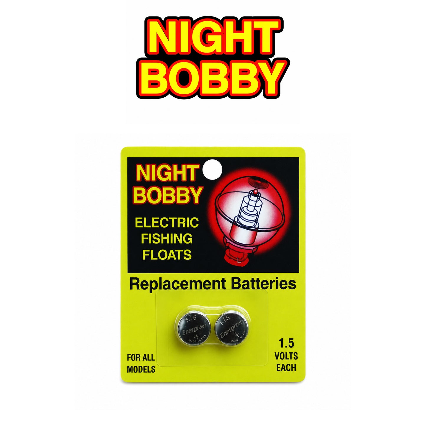 Night Bobby Replacement Batteries for Lighted Fishing Bobbers