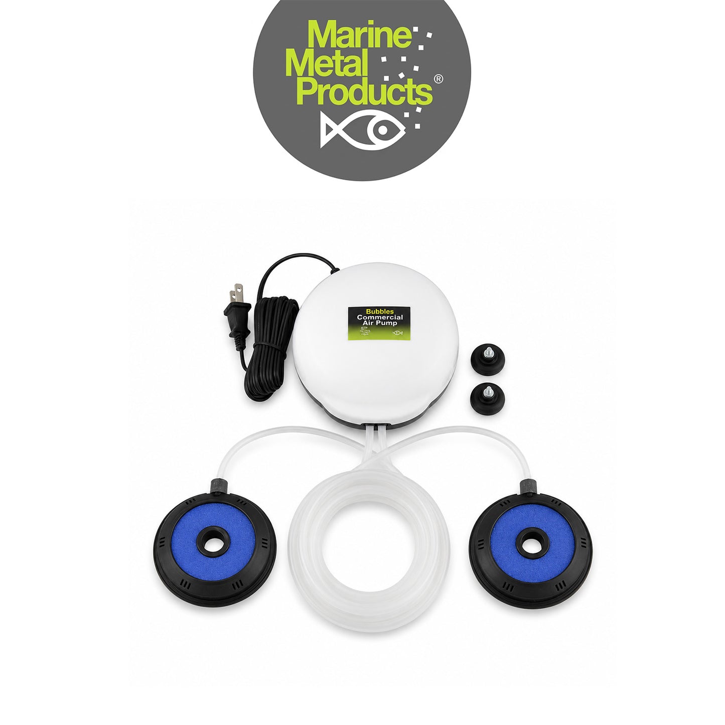 Marine Metal A-3 Commercial Air Pump Kit for Live Bait & Aeration
