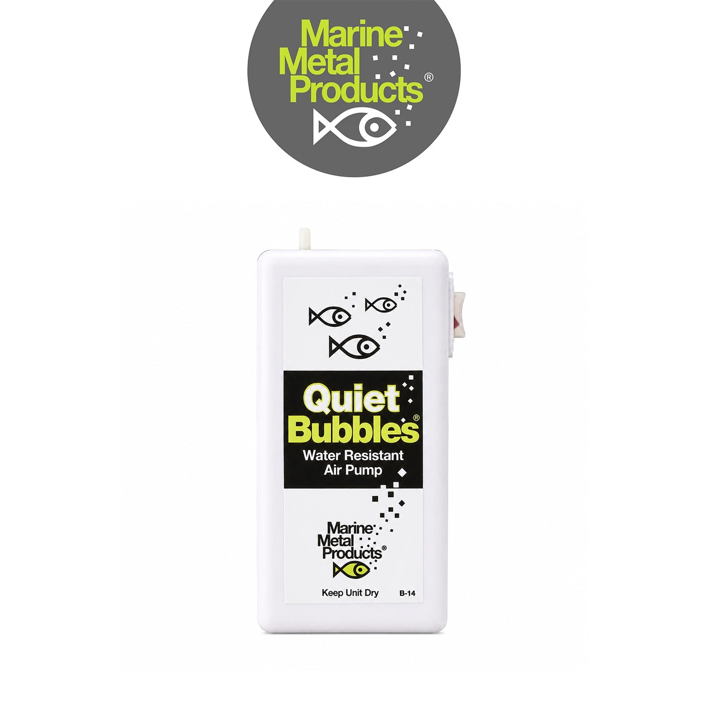Marine Metal Quiet Bubbles Noise-Reducing Live Bait Aerator