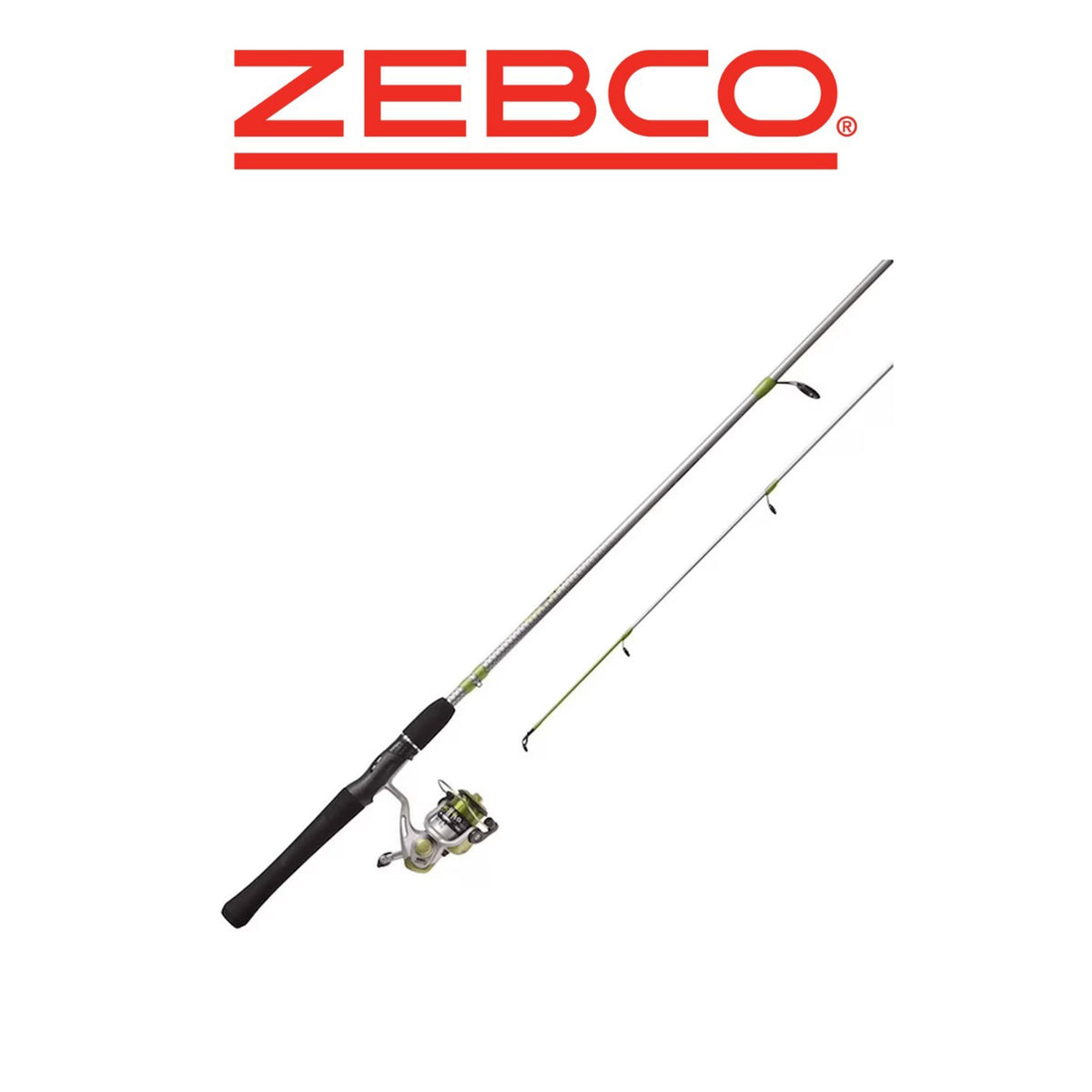Zebco Stinger 20 Size 6'6" Medium Spinning Rod & Reel Combo – 8 lb Freshwater Setup