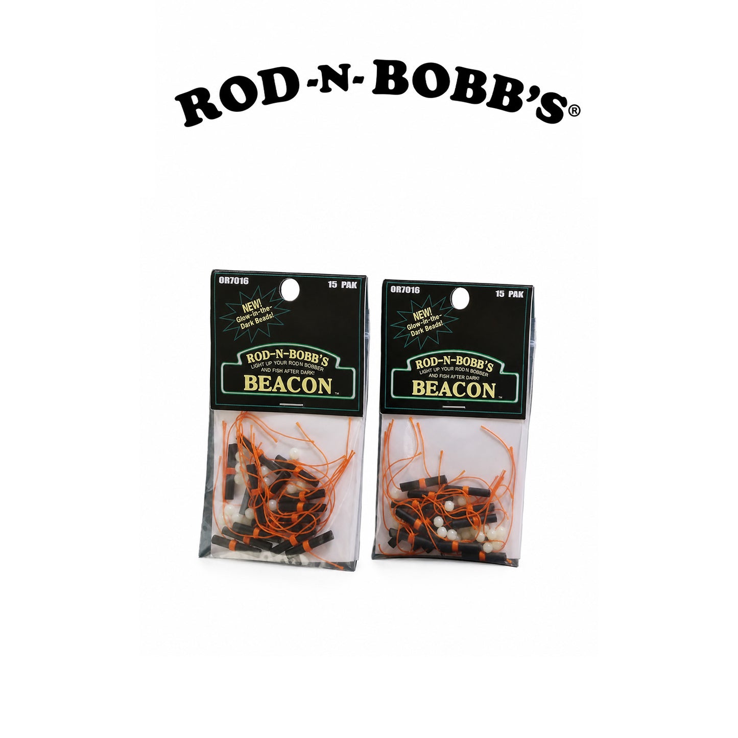 Rod-N-Bobb Orange Bobber Stops for Fishing Floats