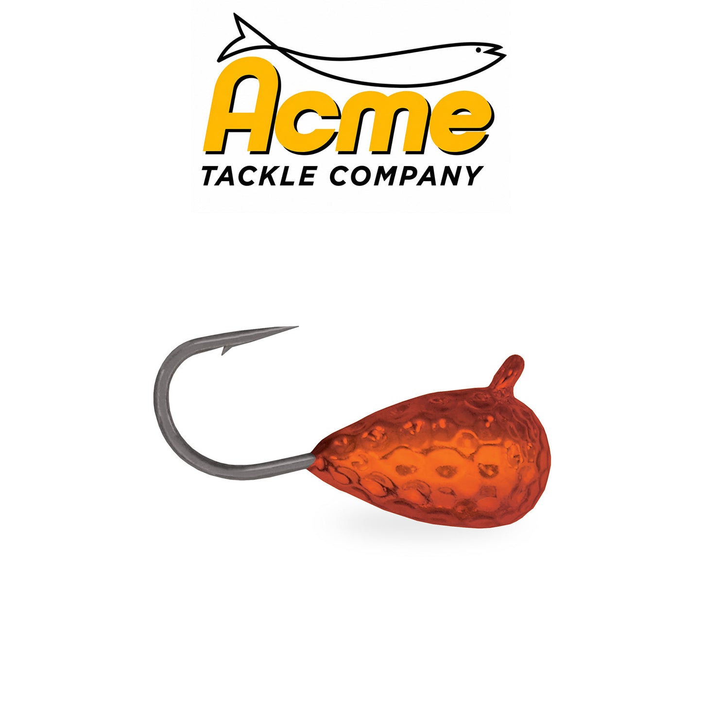 Acme Hammered Tungsten Ice Jigs 2-Pack – Gold, Silver & Copper
