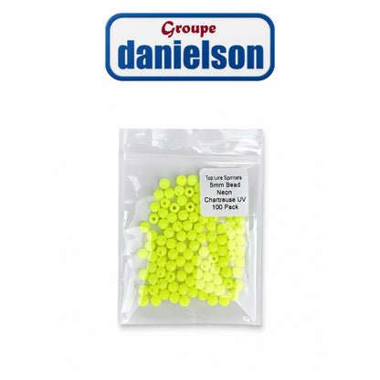 Danielson 6mm Round Beads – Chartreuse, 65 pk